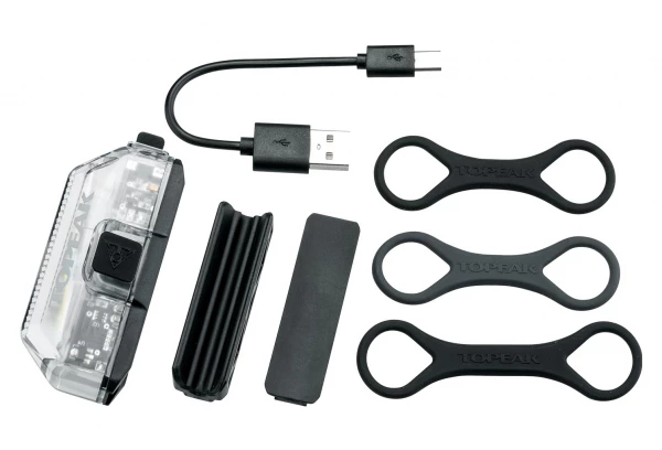 Eclairage Avant Topeak Whitelite Aero USB 1W Blanc 5 Eclairage Avant Topeak Whitelite Aero USB 1W Blanc – Image 3