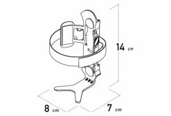 Porte-Bidon Dom Monkii Cage V Turquoise Bleu -Equipement Vélo Gravel Soldes unnamed file 5212