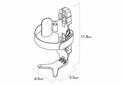 Porte-Bidon Dom Monkii Cage L Blanc -Equipement Vélo Gravel Soldes unnamed file 5227