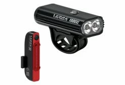 Paire D'Éclairages Lezyne Lite Drive 1000XL / Stick Drive Noir