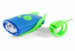 Éclairage Avant / Klaxon Hornit Mini Vert / Bleu