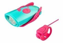 Éclairage Avant / Klaxon Hornit Mini Turquoise / Rose