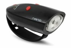 Éclairage Avant / Klaxon Hornit Nano Noir / Rouge