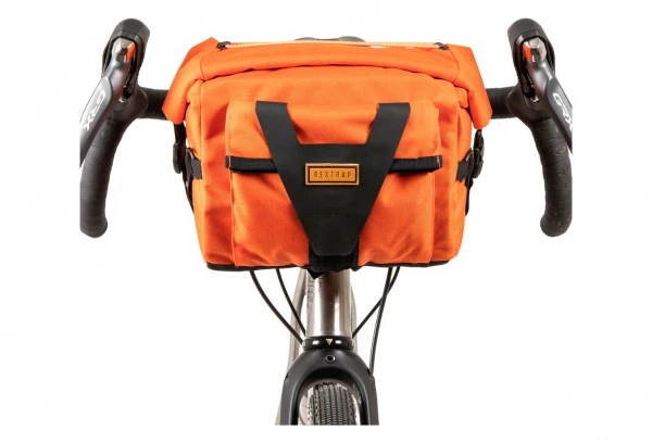 Sacoche De Guidon Restrap Bar Pack 10L Orange 3 Sacoche De Guidon Restrap Bar Pack 10L Orange