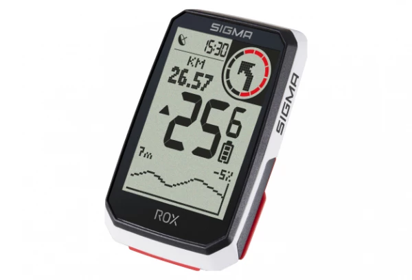 Compteur GPS Sigma ROX 4.0 Pack Cardio Blanc 6 Compteur GPS Sigma ROX 4.0 Pack Cardio Blanc – Image 4