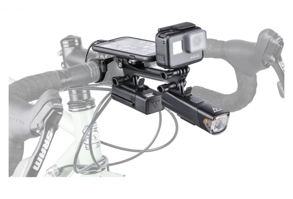 Fixation Éclairage/Caméra/Batterie Topeak MultiMount Noir 5 Fixation Éclairage/Caméra/Batterie Topeak MultiMount Noir – Image 3