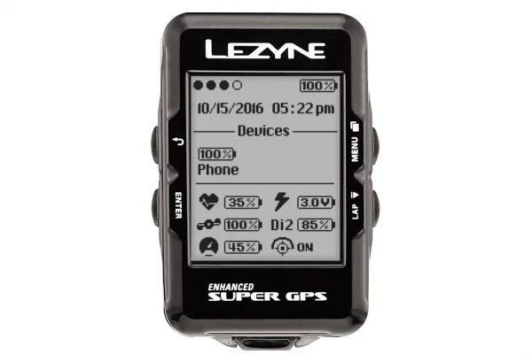 Compteur GPS Lezyne Super 3 Compteur GPS Lezyne Super