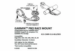 Support K-EDGE Garmin Race 31.8mm Noir / Gris -Equipement Vélo Gravel Soldes unnamed file 5923