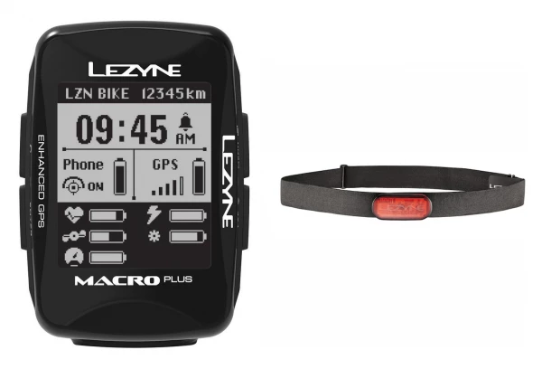 Compteur GPS Lezyne Macro Plus (Cardio) 3 Compteur GPS Lezyne Macro Plus (Cardio)