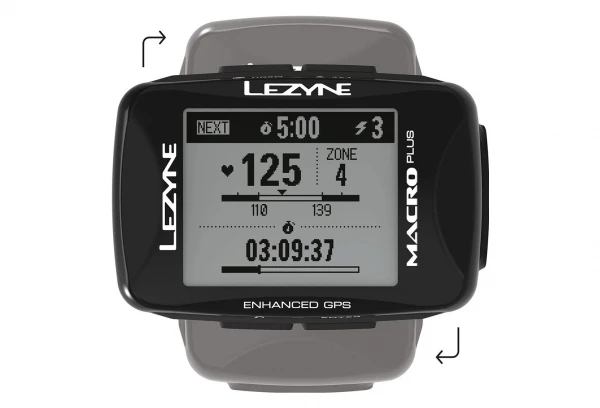 Compteur GPS Lezyne Macro Plus (Cardio/Vitesse-Cadence) 4 Compteur GPS Lezyne Macro Plus (Cardio/Vitesse-Cadence) – Image 2