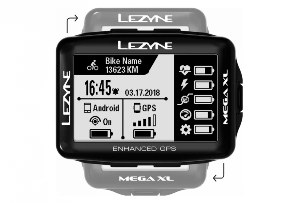 Compteur GPS Lezyne MEGA XL (sans Capteur) 3 Compteur GPS Lezyne MEGA XL (sans Capteur)