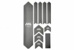 Kit Protection De Cadre ALL MOUNTAIN STYLE Honey Comb XL 10 Pcs - Gris Blanc