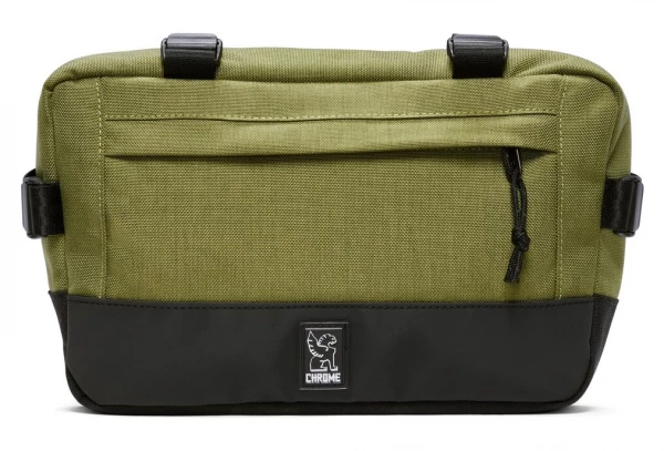 Sacoche De Cadre Chrome Doubletrack Medium 4 L Olive 4 Sacoche De Cadre Chrome Doubletrack Medium 4 L Olive – Image 2