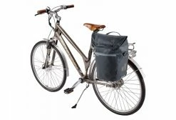 Sacoche Imperméable Deuter Mainhattan 17+10 Gris Bleu -Equipement Vélo Gravel Soldes unnamed file 6672