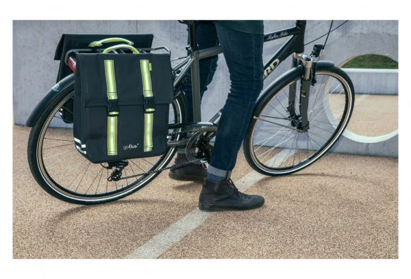 Paire De Sacoches De Porte-Bagages Gofluo Sig Noir Jaune 4 Paire De Sacoches De Porte-Bagages Gofluo Sig Noir Jaune – Image 2