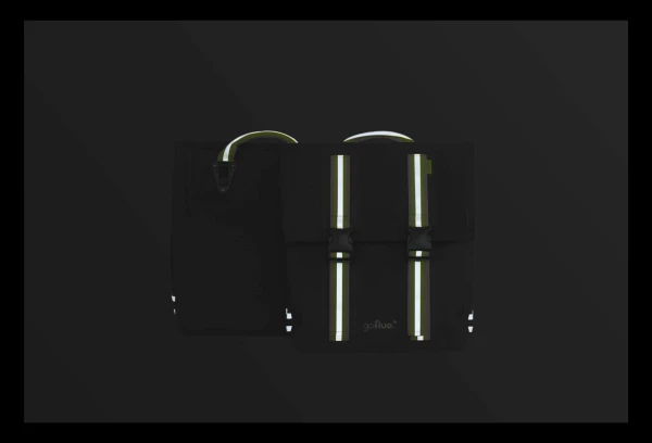 Paire De Sacoches De Porte-Bagages Gofluo Sig Noir Jaune 7 Paire De Sacoches De Porte-Bagages Gofluo Sig Noir Jaune – Image 5