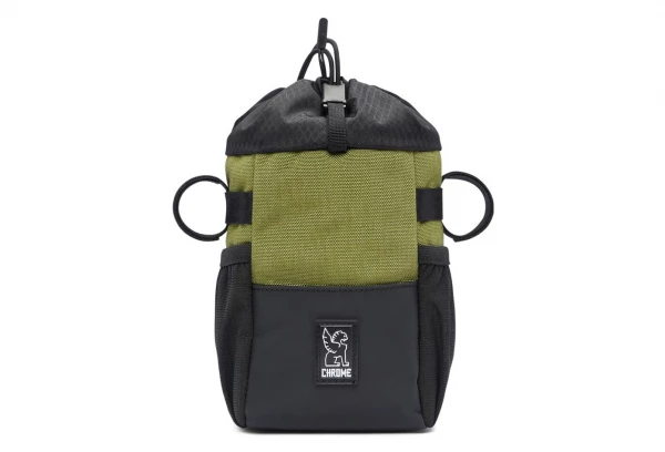 Sacoche De Guidon Chrome Double Track Noir Vert 4 Sacoche De Guidon Chrome Double Track Noir Vert – Image 2