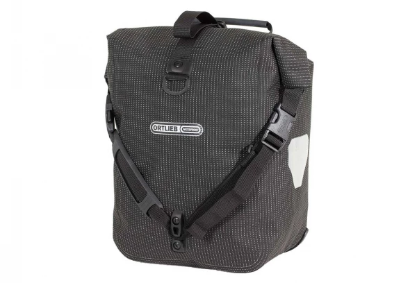 Paire De Sacoches De Porte-Bagages Ortlieb Sport Roller High Visibility 25L Noir Réfléchissant 4 Paire De Sacoches De Porte-Bagages Ortlieb Sport Roller High Visibility 25L Noir Réfléchissant – Image 2