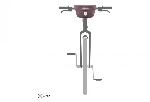 Sacoche De Guidon Ortlieb Ultimate Six Urban 5L Rose Ash 7 Sacoche De Guidon Ortlieb Ultimate Six Urban 5L Rose Ash – Image 5