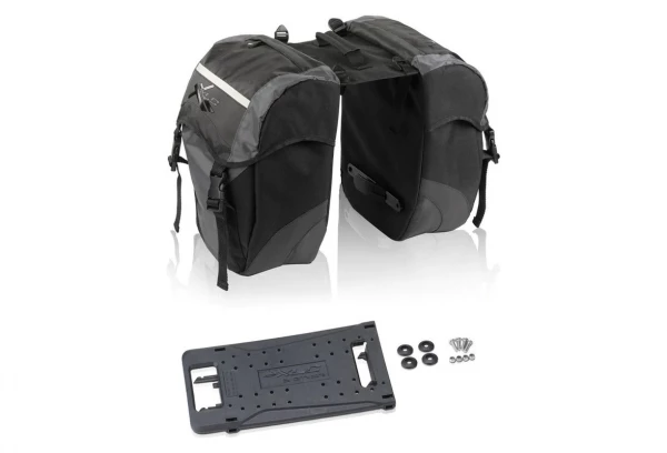 Paire De Sacoches Pour Porte-Bagages XLC BA-S63 Fixation Carrymore Noir 30 L 4 Paire De Sacoches Pour Porte-Bagages XLC BA-S63 Fixation Carrymore Noir 30 L – Image 2