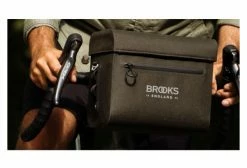 Brooks England Sacoche De Guidon Brooks Scape Handlebar Case 8L Marron Kaki Mud -Equipement Vélo Gravel Soldes unnamed file 7175