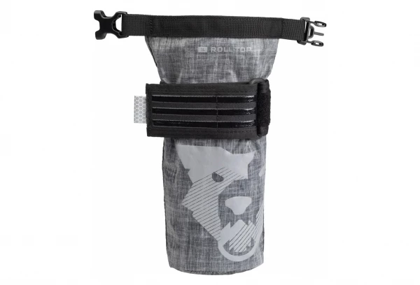 Sacoche De Cadre Wolf Tooth B-RAD TekLite Roll-Top Bag 1L Gris 4 Sacoche De Cadre Wolf Tooth B-RAD TekLite Roll-Top Bag 1L Gris – Image 2