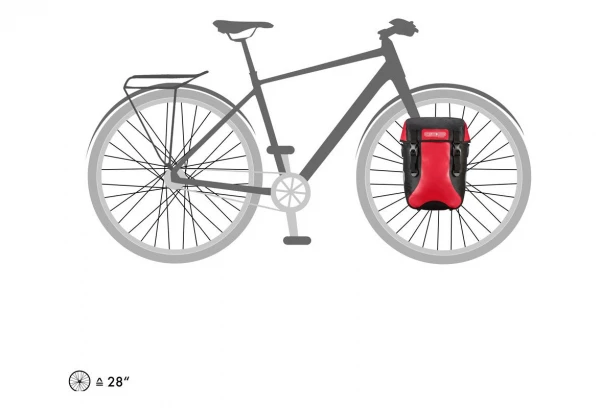 Paire De Sacoches De Porte-Bagages Ortlieb Sport-Packer Classic 30L Rouge Noir 11 Paire De Sacoches De Porte-Bagages Ortlieb Sport-Packer Classic 30L Rouge Noir – Image 9