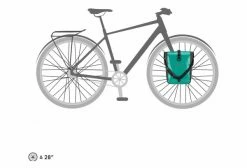 Paire De Sacoches De Porte-Bagages Ortlieb Sport-Roller Free 25L Bleu Lagoon Noir Bleu / Noir -Equipement Vélo Gravel Soldes unnamed file 7264