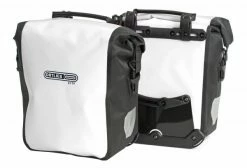 Paire De Sacoches De Porte-Bagages Ortlieb Sport Roller City 25L Blanc Noir