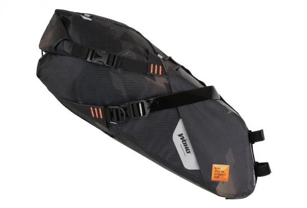 Sacoche De Selle Woho XTouring Saddle Bag Dry M 8-12L Noir Cyber-Camo Diamond 4 Sacoche De Selle Woho XTouring Saddle Bag Dry M 8-12L Noir Cyber-Camo Diamond – Image 2