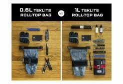 Sacoche De Cadre Wolf Tooth B-RAD TekLite Roll-Top Bag 0.6L + Plaque De Montage Gris -Equipement Vélo Gravel Soldes unnamed file 7402