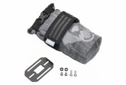 Sacoche De Cadre Wolf Tooth B-RAD TekLite Roll-Top Bag 1L + Plaque De Montage Gris