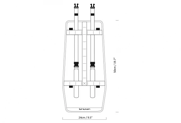 Sacoche De Guidon Birzman Packman Noir / Vert 5 Sacoche De Guidon Birzman Packman Noir / Vert – Image 3