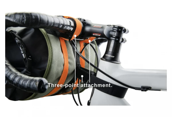 Sacoche De Guidon Birzman Packman Noir / Vert 6 Sacoche De Guidon Birzman Packman Noir / Vert – Image 4