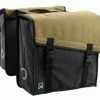 Sacoches Porte-Bagage Willex Dubbele Canvas 38L Noir / Kaki -Equipement Vélo Gravel Soldes unnamed file 7419
