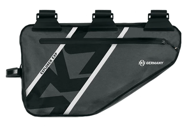 Sacoche De Cadre SKS Explorer Exp Frame Bag Gris Foncé 3 Sacoche De Cadre SKS Explorer Exp Frame Bag Gris Foncé