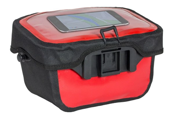 Sacoche De Guidon Ortlieb Ultimate Six Classic 5L Rouge Noir 5 Sacoche De Guidon Ortlieb Ultimate Six Classic 5L Rouge Noir – Image 3