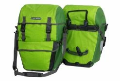 Paire De Sacoches De Porte-Bagages Ortlieb Bike Packer Plus 42L Vert Lime Vert Moss