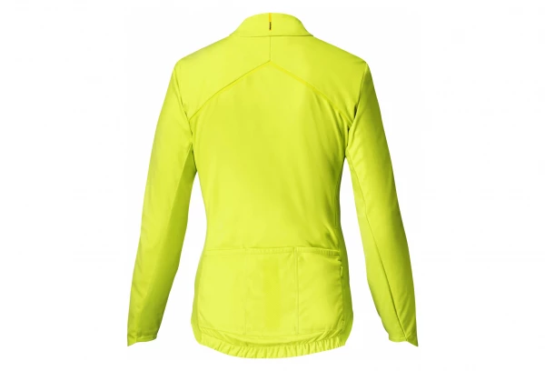 Maillot Manches Longues Femme Mavic Mistral Jaune Fluo 4 Maillot Manches Longues Femme Mavic Mistral Jaune Fluo – Image 2