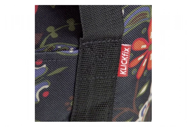 Sacoche De Guidon Klickfix Bikebasket Folklore Noir 4 Sacoche De Guidon Klickfix Bikebasket Folklore Noir – Image 2
