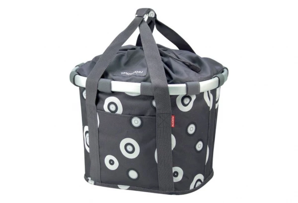 Sacoche De Guidon Klickfix Bikebasket Bulles Gris 3 Sacoche De Guidon Klickfix Bikebasket Bulles Gris