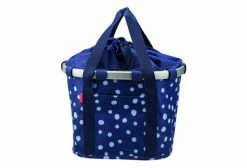 Sacoche De Guidon Klickfix Bikebasket Pois Bleu