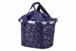 Sacoche De Guidon Klickfix Bikebasket Baroque Bleu