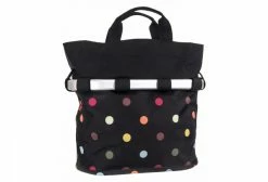 Sacoche Klickfix Bikebasket Oval S Dots Noir Multicouleur Noir / Multi-couleur