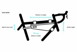 Sacoche De Cadre Restrap Frame Bag Medium 3.5 L Noir -Equipement Vélo Gravel Soldes unnamed file 90