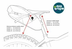 Sacoche De Selle Miss Grape Cluster 7 WP Noir -Equipement Vélo Gravel Soldes unnamed file 947
