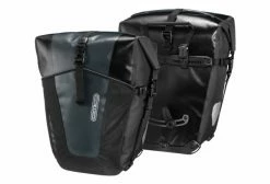 Paire De Sacoches De Porte-Bagages Ortlieb Back-Roller Pro Classic 70L Gris Asphalt Noir Gris / Noir